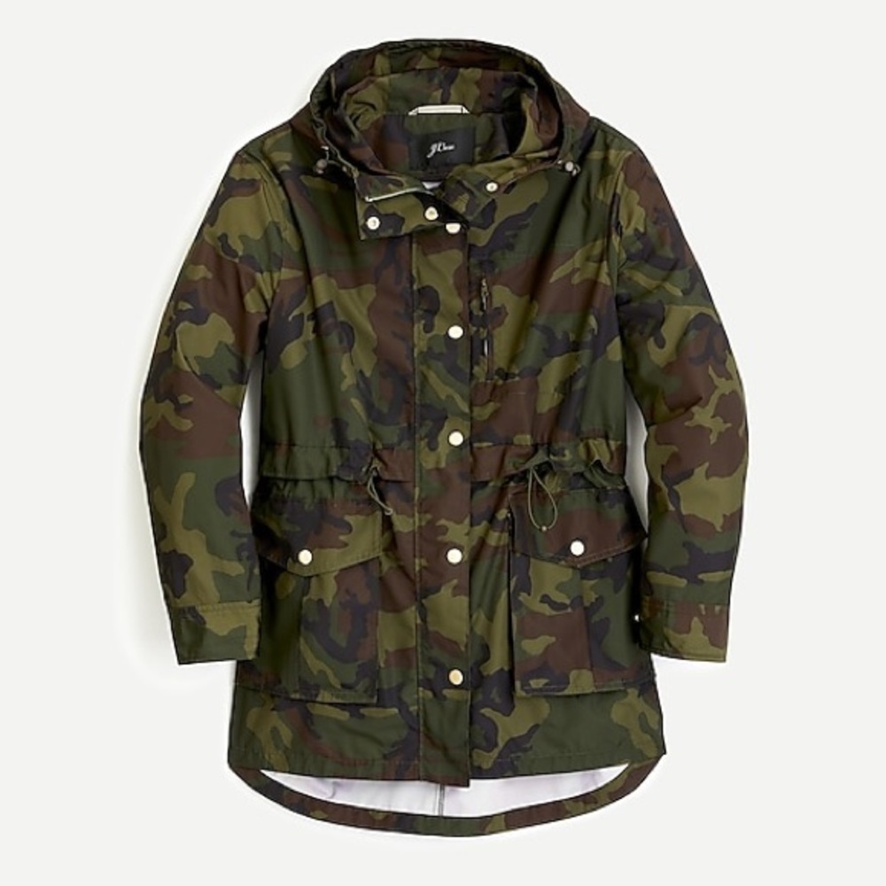 Perfect rain jacket in camo